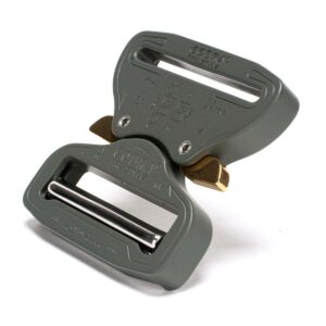 AustriAlpin FY50FVF-XL FOLIAGE GREEN flat metal buckle Cobra® Pro Style 9kN for 50mm ears XL