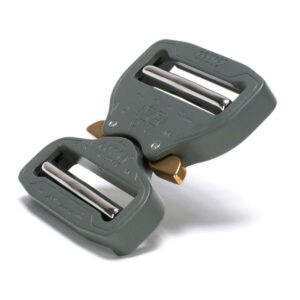 AustriAlpin FY50FVV-XL FOLIAGE GREEN flat metal buckle double-sided adjustable Cobra® Pro Style 9kN for webbing 50mm ears XL