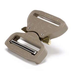 AustriAlpin FY50GVF-XL ELEPHANT GRAY flat metal buckle Cobra® Pro Style 9kN for webbing 50mm ears XL