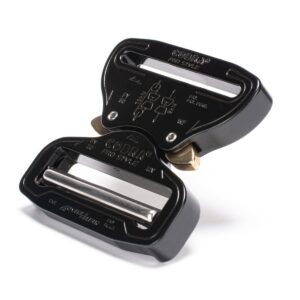 AustriAlpin FY50KVF BLACK KTL flat metal buckle Cobra® Pro Style 9kN for webbing 50mm