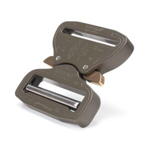 AustriAlpin FY50QVF-XL BROWN GRAY płaska klamra metalowa Cobra® Pro Style 9kN do taśm 50mm uszka XL