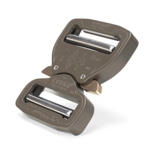 AustriAlpin FY45QVV-XL BROWN GREY flat metal buckle double-sided adjustable Cobra® Pro Style 9kN for webbing 45mm ears XL