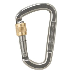 AustriAlpin TN11AK-I D-asymetryczny karabinek Inox do lin z blokadą zakręcaną